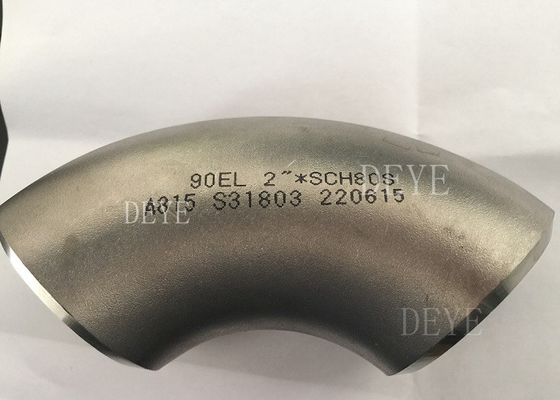 Duplex Stainless Steel Pipe Fittings UNS31803 32750 For Corrosion Critical
