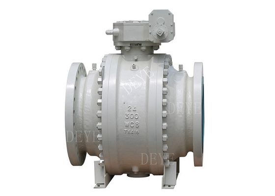 DN600 Oil Gas Valve Trunnion Mounted API6D Ball Valve With Split Body BV-0300-24F