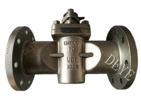 Stainless Steel Oil Gas Valve Alloy Steel Plug Valve With PN16 PN25 PN40 PN64 PV-010-DN100
